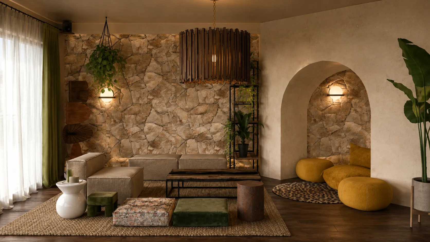 Returning to Our Roots: A Cave-Inspired Living Room