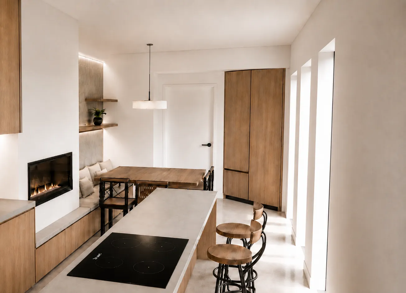 Bringing Light to an Irish Kitchen, Proposed design 2